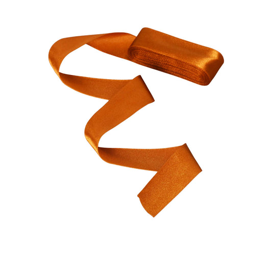 Caramel brown satin ribbon