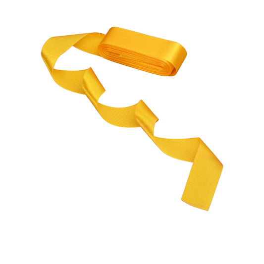 Golden yellow satin ribbon