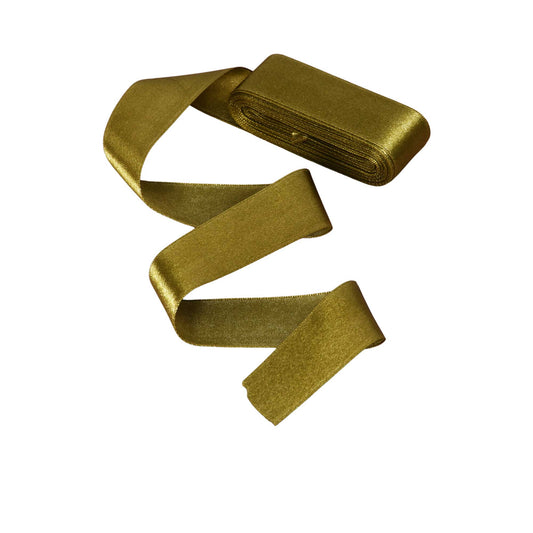 Moss green satin ribbon