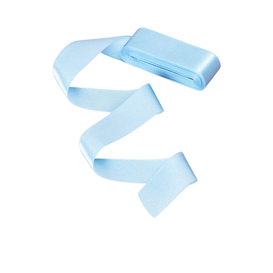 Pastel blue satin ribbon