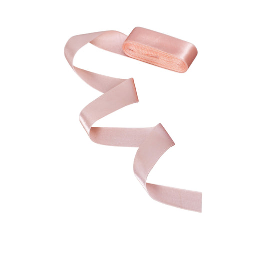 Peach satin ribbon