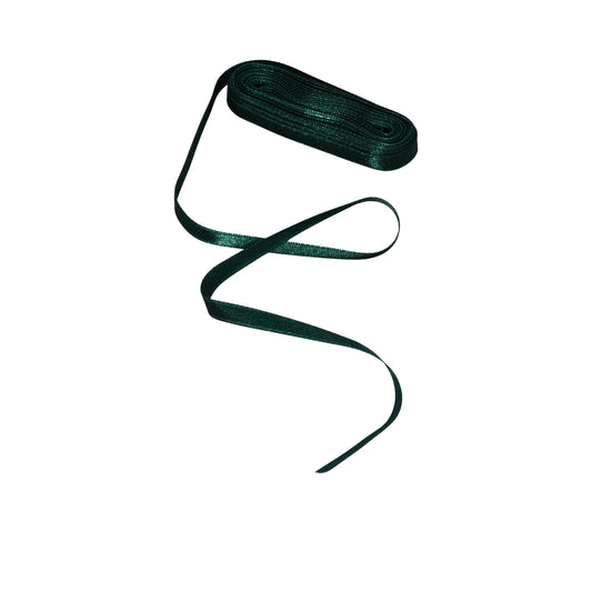Hunter green satin ribbon