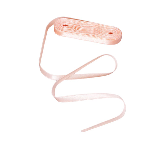 Peach satin ribbon