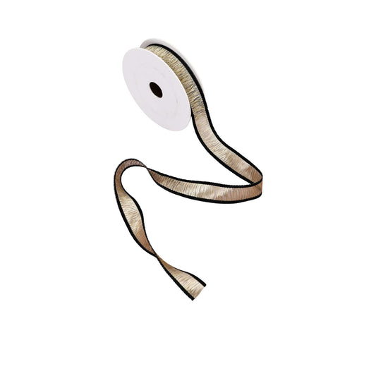 Black sonia curly ribbon