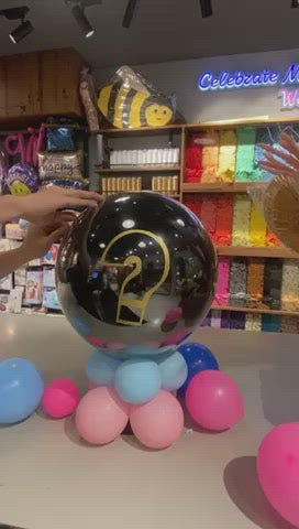 Gender Reveal Balloon with confetti