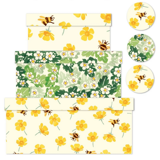 Bees and flowers gift boxes