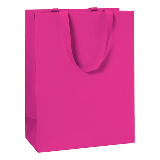 Bright pink gift bag