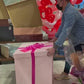 Gender Reveal Balloon box and balloons