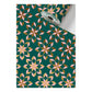 Green and Gold wrapping paper