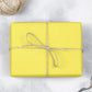 Yellow wrapping paper