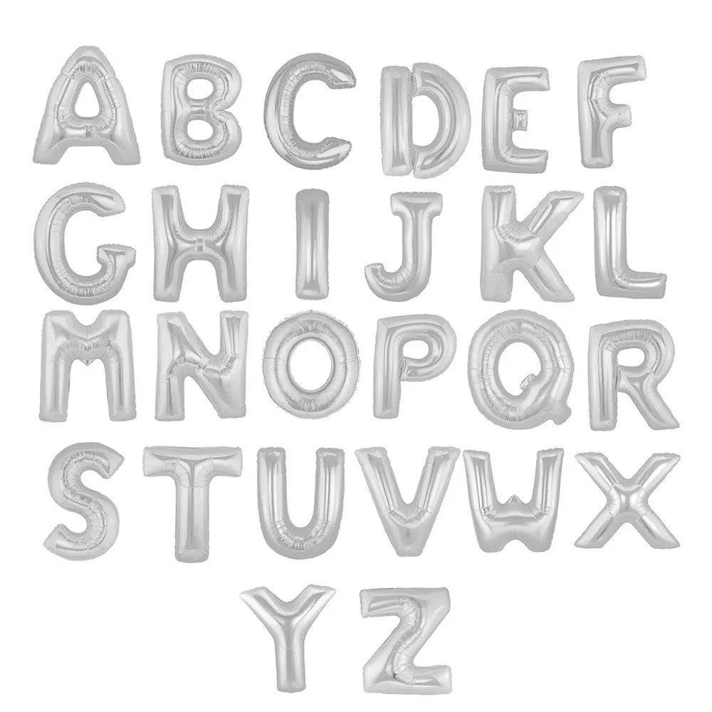 Alphabet foil balloons 40"