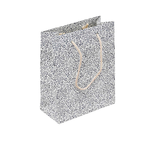 Fiorata blue medium bag