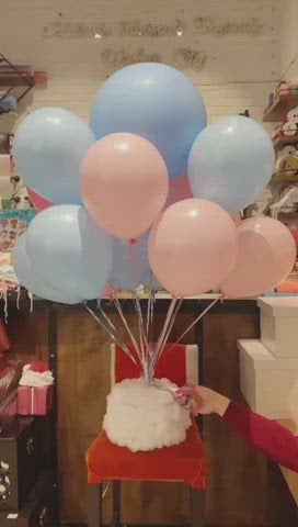 Gender Reveal Balloon Cloud