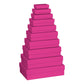 Bright pink gift box