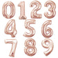 Number foil balloons 40"