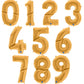 Number foil balloons 40"