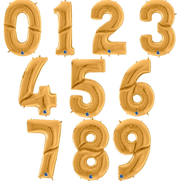 Number foil balloons 40"