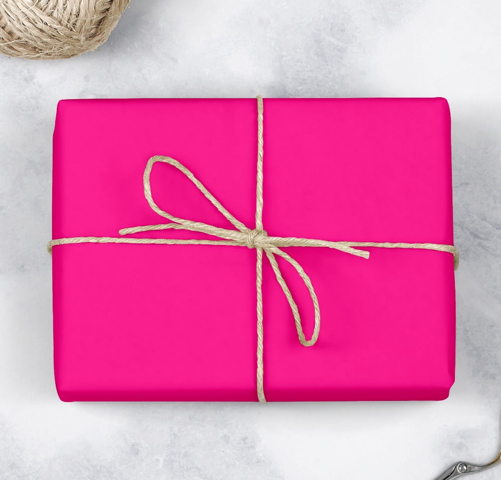 Pink wrapping paper